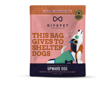 Givepet GIVEPET DOG TREAT SOFT CHEW UPWARD DOG 6 OZ