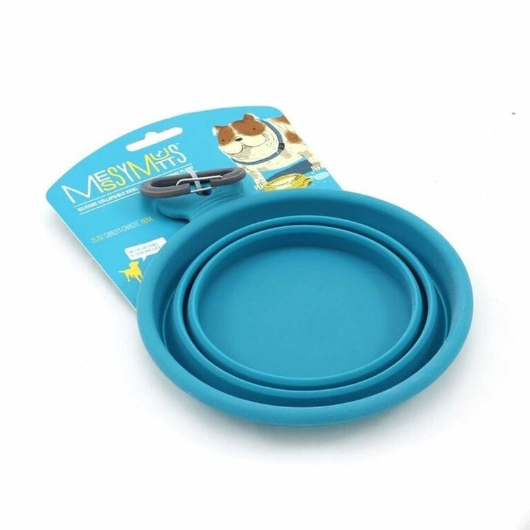 Messy Mutts Collapsible Bowls, 3 colors available