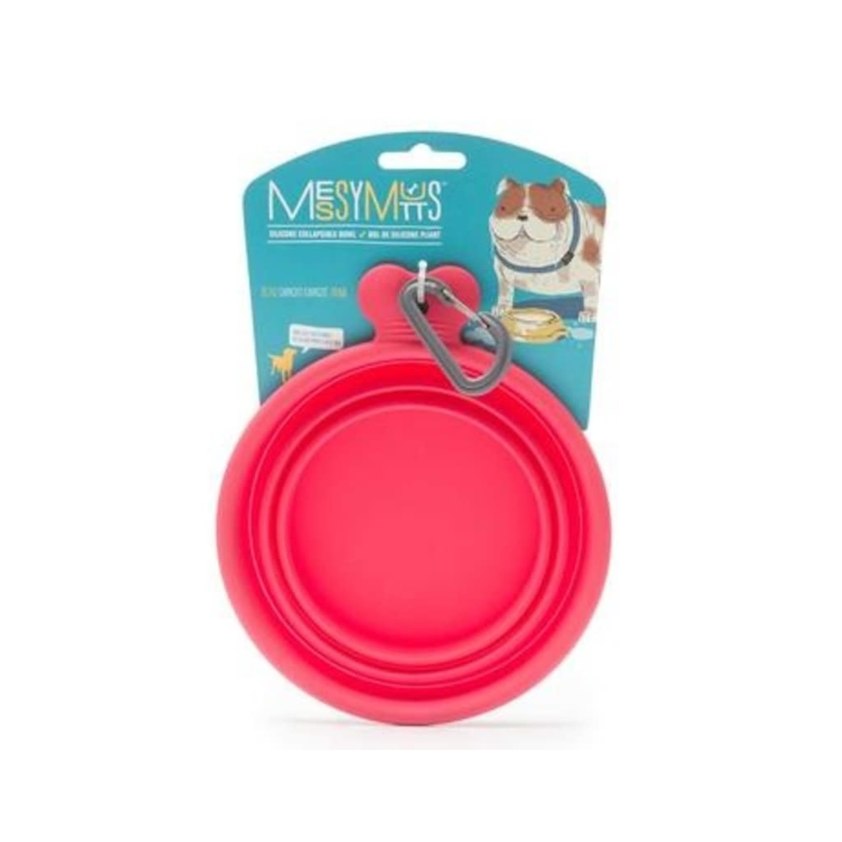 Messy Mutts Collapsible Bowls, 3 colors available