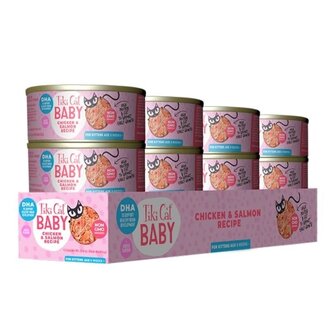 Tiki Cat TIKI CAT BABY CHICKEN SALMON 2.4oz 12 case