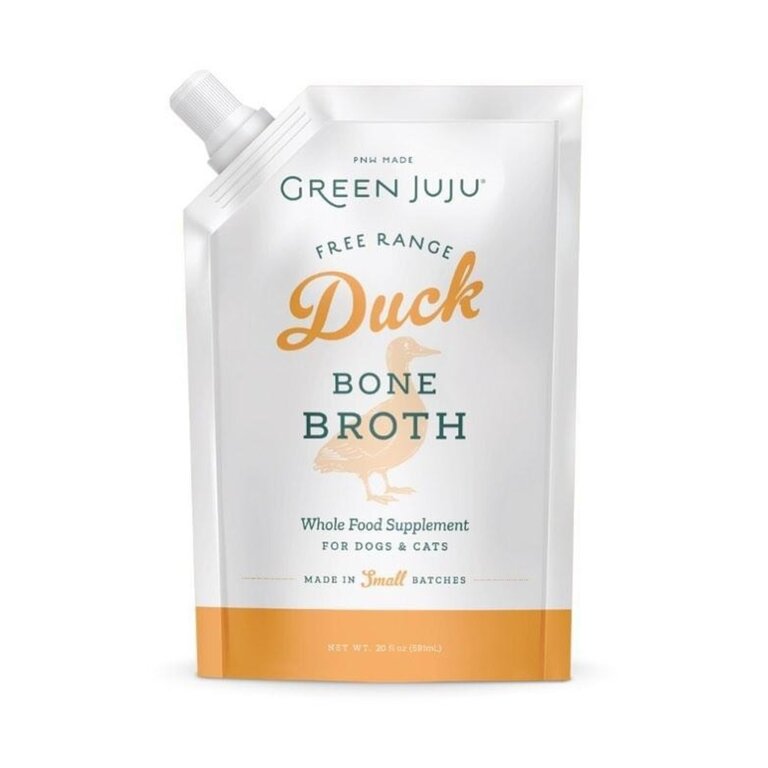 Green Juju Green Juju Dog Topper Frozen Bone Broth Duck 20 oz
