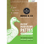 Bones & Co. Bones and Co Frozen Duck Patties 6lb