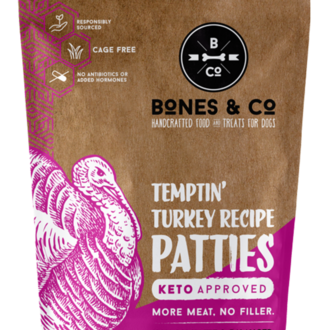 Bones & Co. Bones & Co Turkey Frozen Patties 6lb