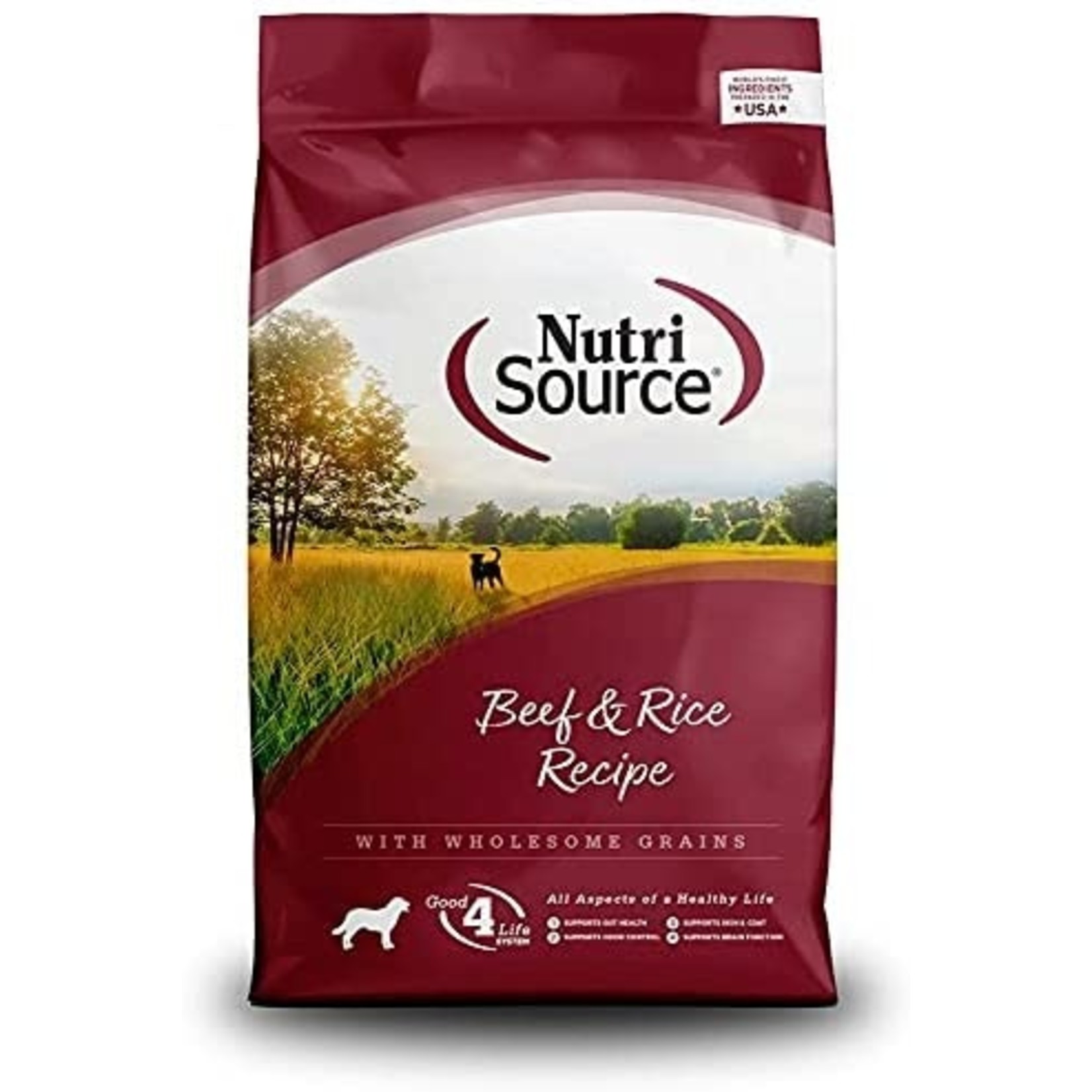 Nutrisource NUTRISOURCE DOG BEEF & BROWN RICE 15#