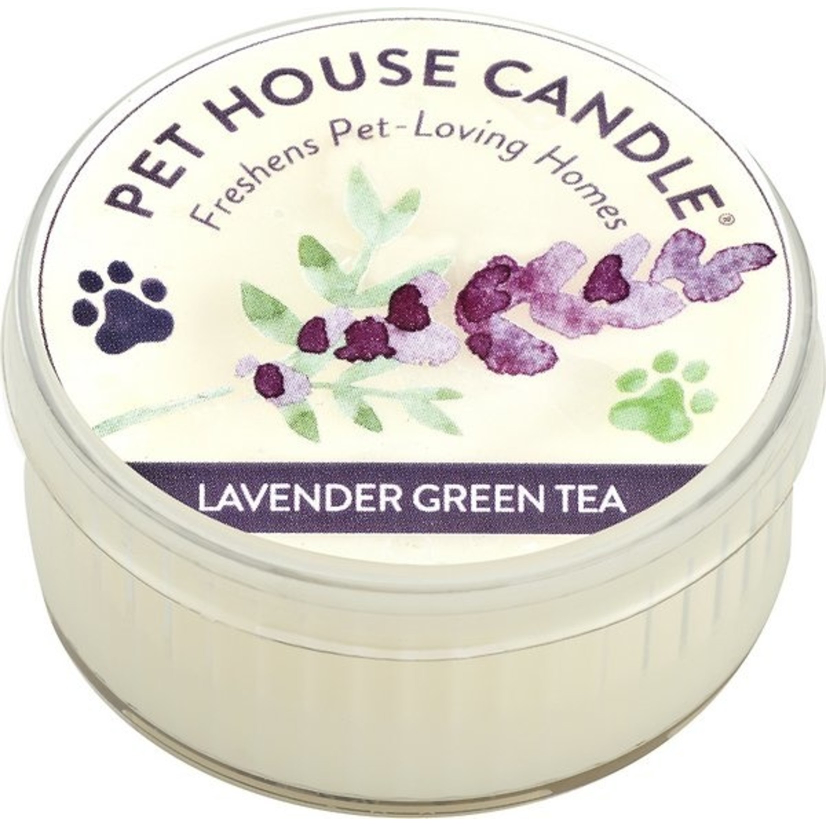 Pet House PET HOUSE CANDLE MINI LAVENDER GREEN TEA 1.5 OZ