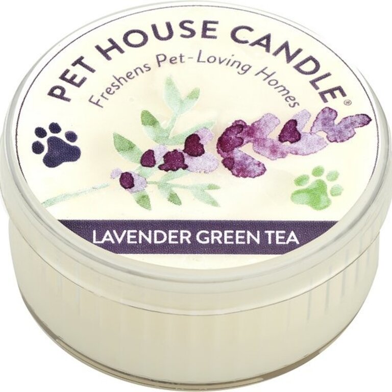 Pet House PET HOUSE CANDLE MINI LAVENDER GREEN TEA 1.5 OZ