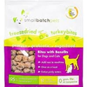 Small Batch Smallbatch Dog Treat FD Super Booster Turkey Bites 7 oz
