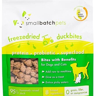 Small Batch Smallbatch Dog Treat FD Super Booster Duck Bites 7 oz
