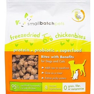 Small Batch Smallbatch Dog Treat FD Super Booster Chicken Bites 7 oz