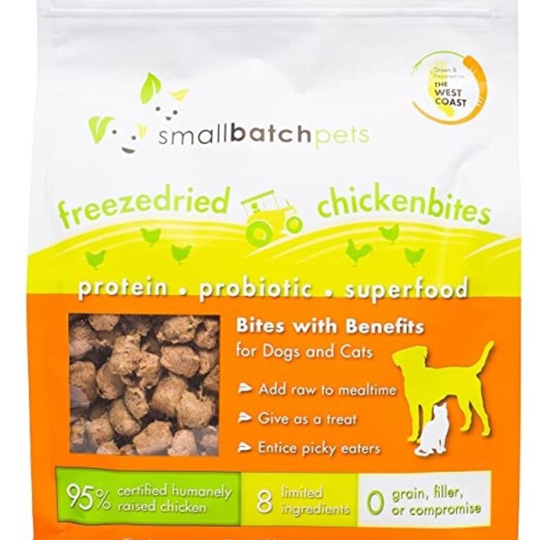 Small Batch Smallbatch Dog Treat FD Super Booster Chicken Bites 7 oz