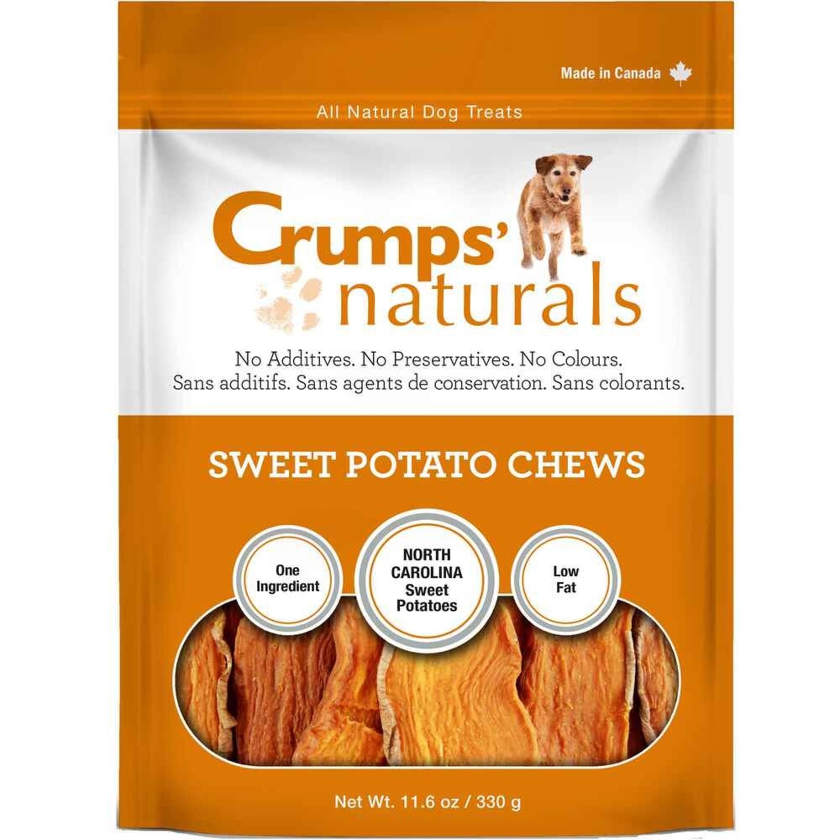 Crumps CRUMPS DOG TREATS SWEET POTATO CHEWS 11.6 OZ