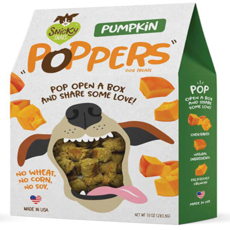 Treat Planet SNICKY SNAKS POPPERS PUMPKIN 10 OZ