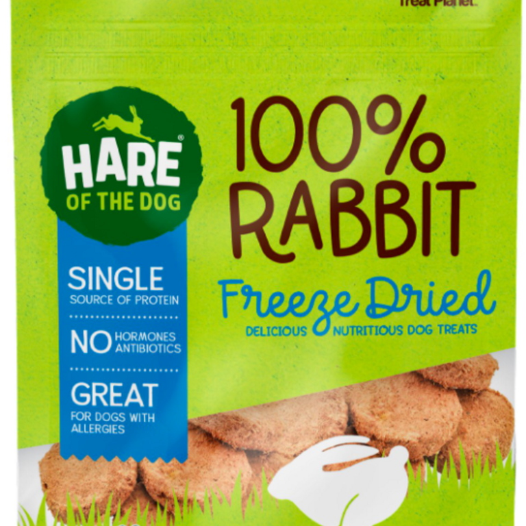 Treat Planet HARE OF THE DOG RABBIT FD  TREATS 2.25 OZ