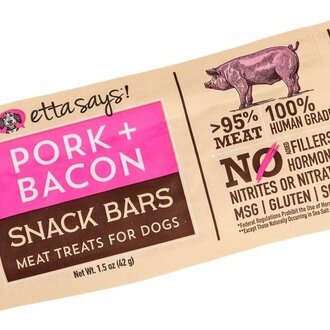 Treat Planet ETTA SAYS MEAT SNACK BAR PORK BACON