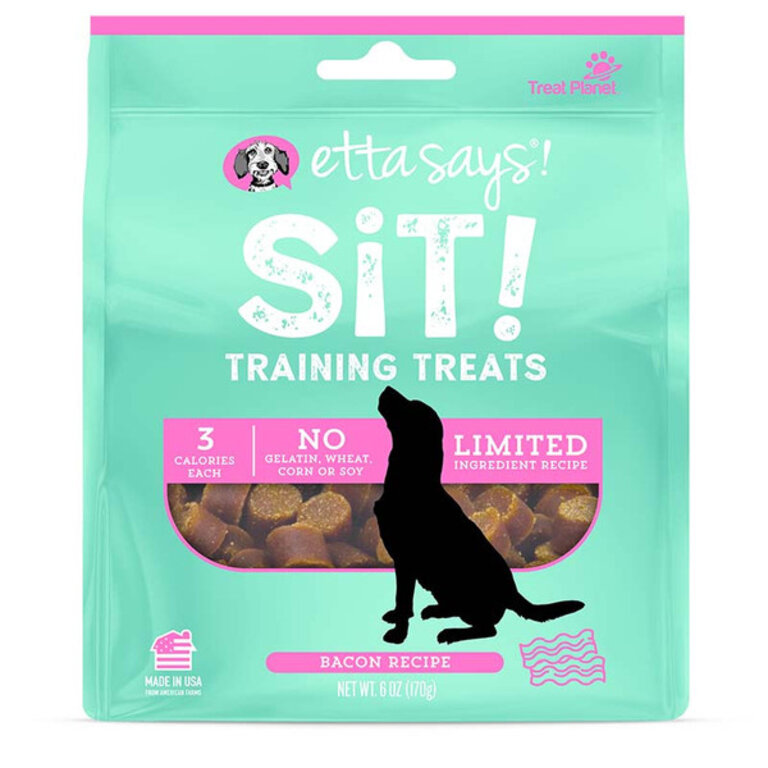 Etta Says ETTA SAYS SIT TRAINING TREAT BACON 6 OZ