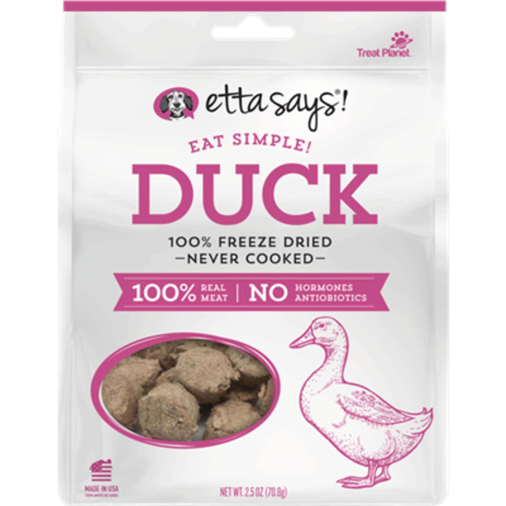 Etta Says ETTA SAYS EAT SIMPLE TREAT FD DUCK 2.5 OZ