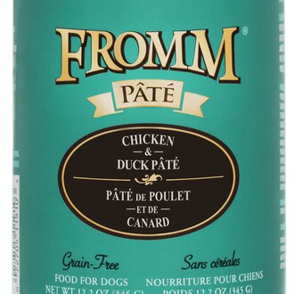 Fromm Fromm Dog Can GF Pate' Chicken Duck 12/12 oz