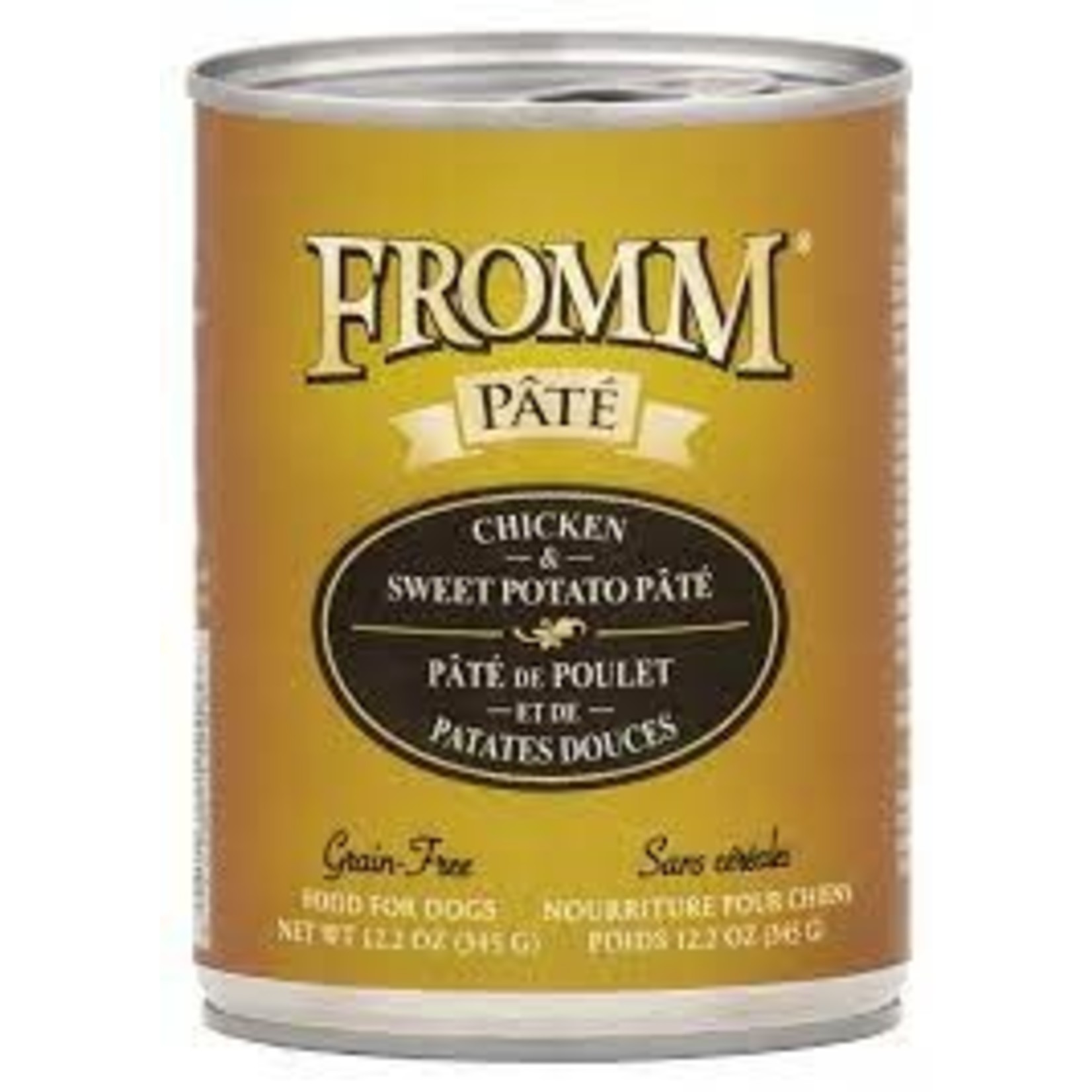 Fromm Fromm Dog Can GF Pate' Chicken Sweet Potato 12/12 oz