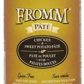 Fromm Fromm Dog Can GF Pate' Chicken Sweet Potato 12/12 oz