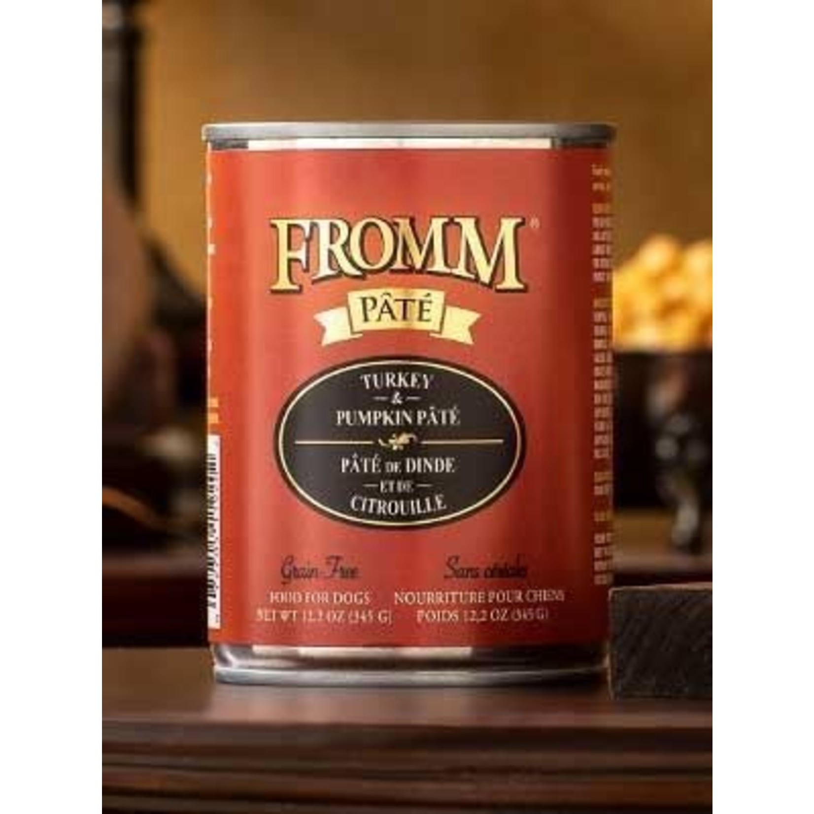 Fromm Fromm Dog Can GF Pate' Turkey  Pumpkin 12/12 oz