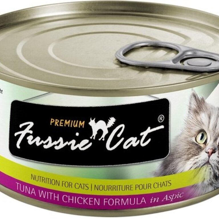 FussieCat Fussie Cat Can Tuna & Chicken in Aspic 2.82 oz