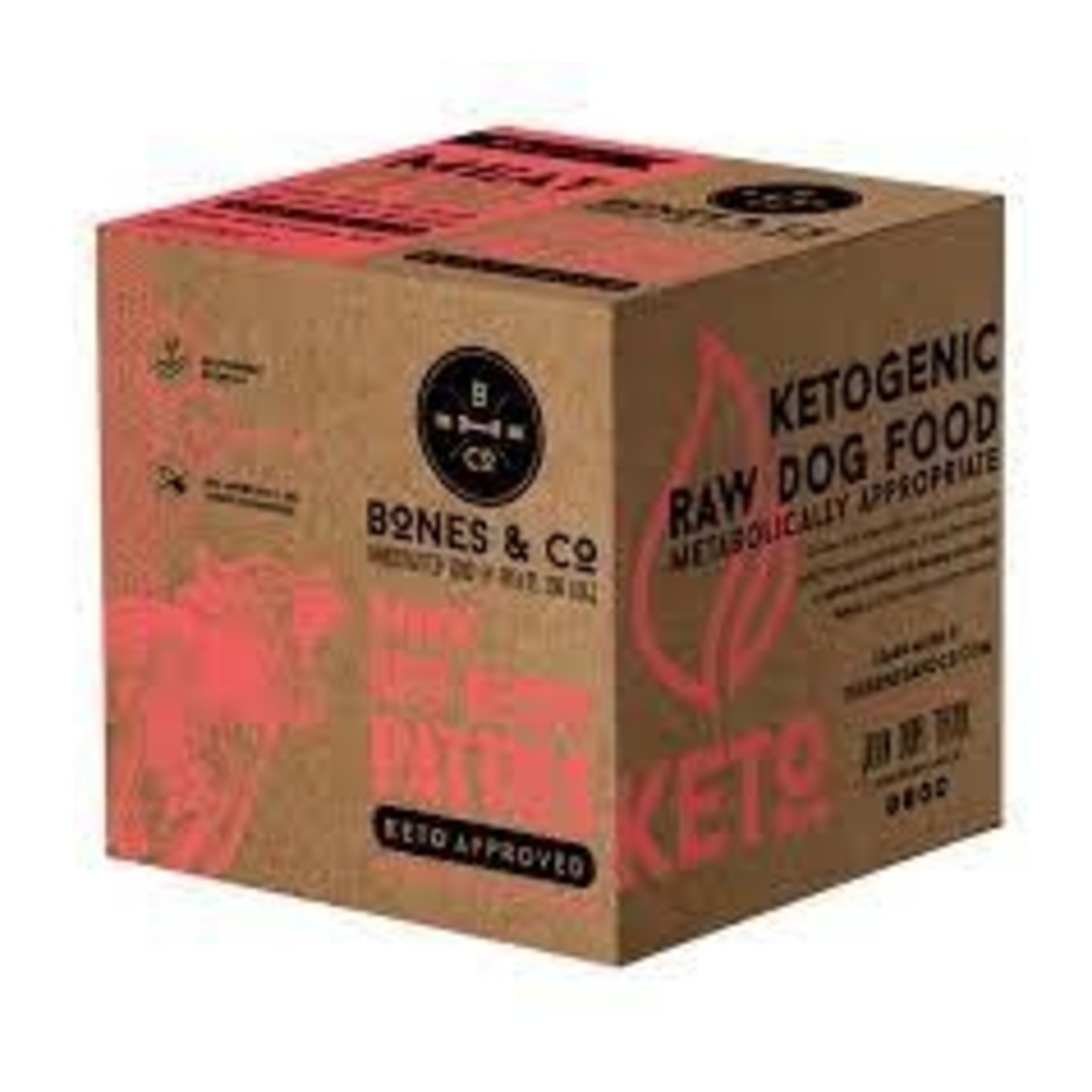 Bones & Co. Bones & Co Frozen Dog Food Beef Bulk 18lb