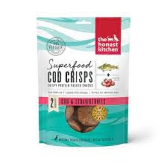 Honest Kitchen HK TREAT SUPERFOOD COD CRISPS COD STRAWBERRY 3 OZ