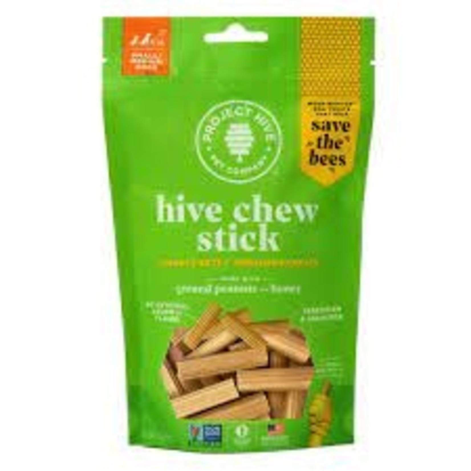 Project Hive PROJECT HIVE DOG TREAT CHEW STICK SMALL PEANUT & HONEY 7oz