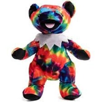 Fab Dog FAB DOG TOY GRATEFUL DEAD TIE  DYE DANCING BEAR SMALL