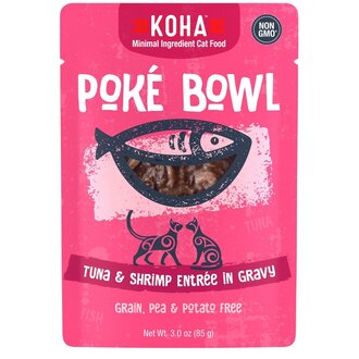 Koha Koha Cat Poke Bowl Tuna Shrimp pouch 24/3oz