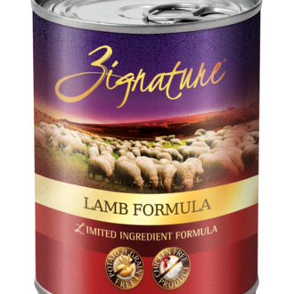 Zignature Zignature Dog Can Lamb Formula 12/13oz