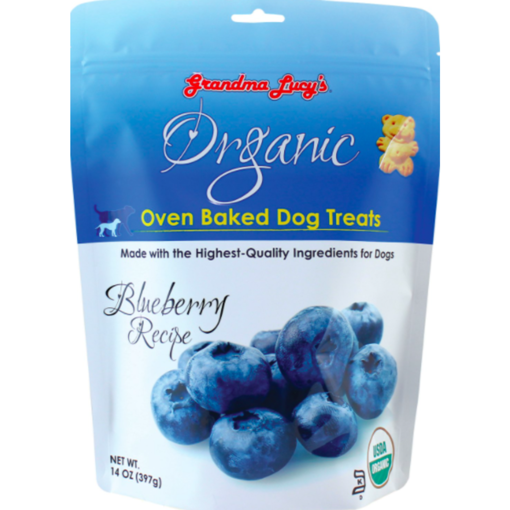 Grandma Lucy's Grandma Lucy's Dog Treats Organic Baked Blueberry 14oz