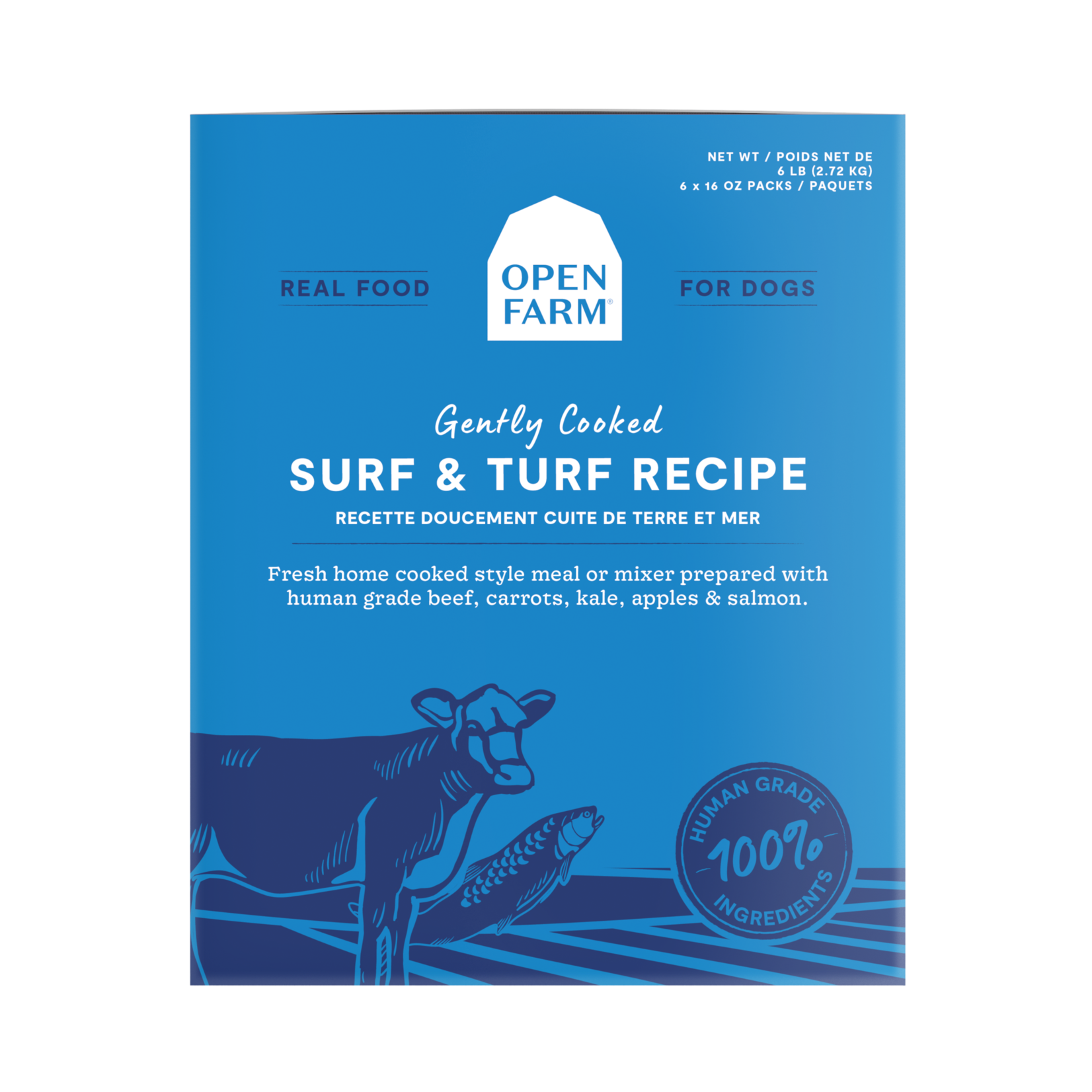 Open Farm Open Farm Gently Cooked Surf and Turf 96oz