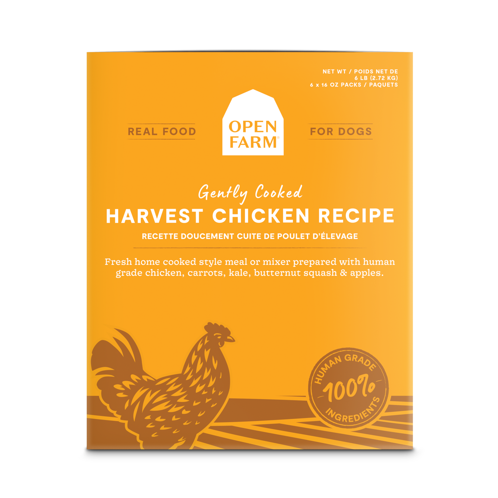 Open Farm Open Farm Gently Cooked Frzn Chicken 96oz