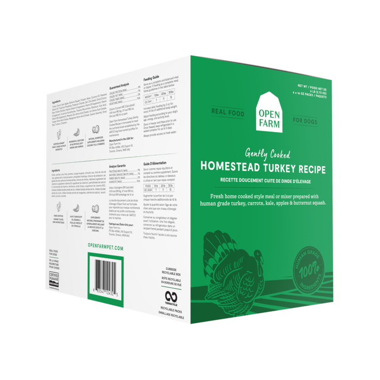Open Farm Open Farm Gently Cooked Frozen Turkey 96oz