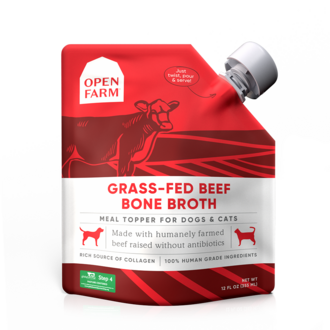 Open Farm OPEN FARM BONE BROTH BEEF 12 OZ 6/CS