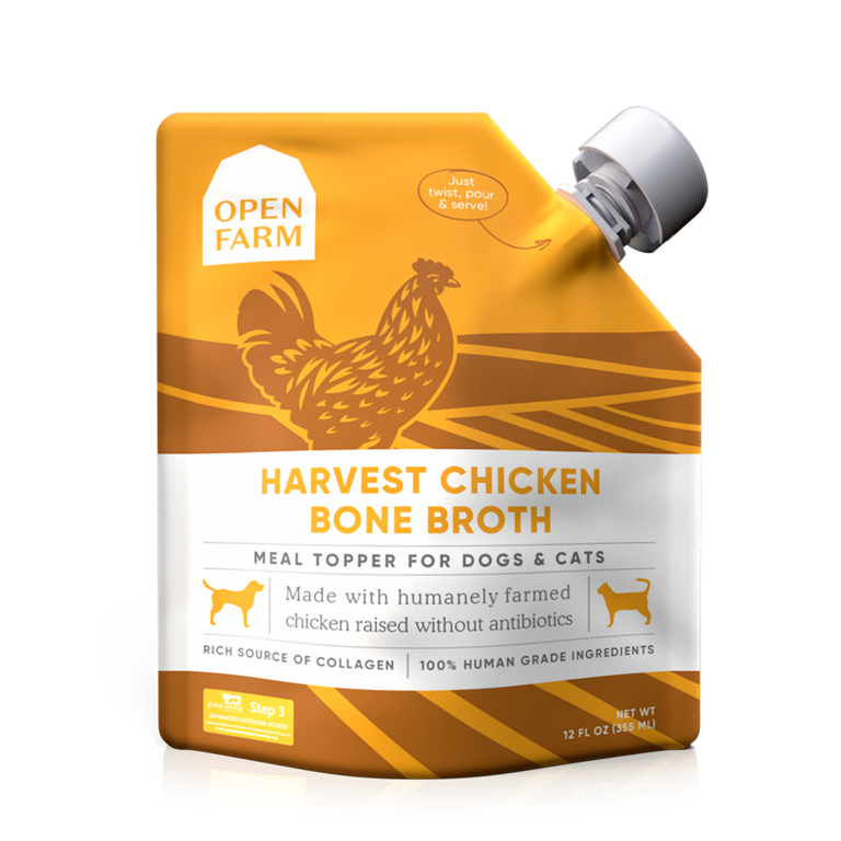 Open Farm OPEN FARM BONE BROTH CHICKEN 12 OZ 6/CS