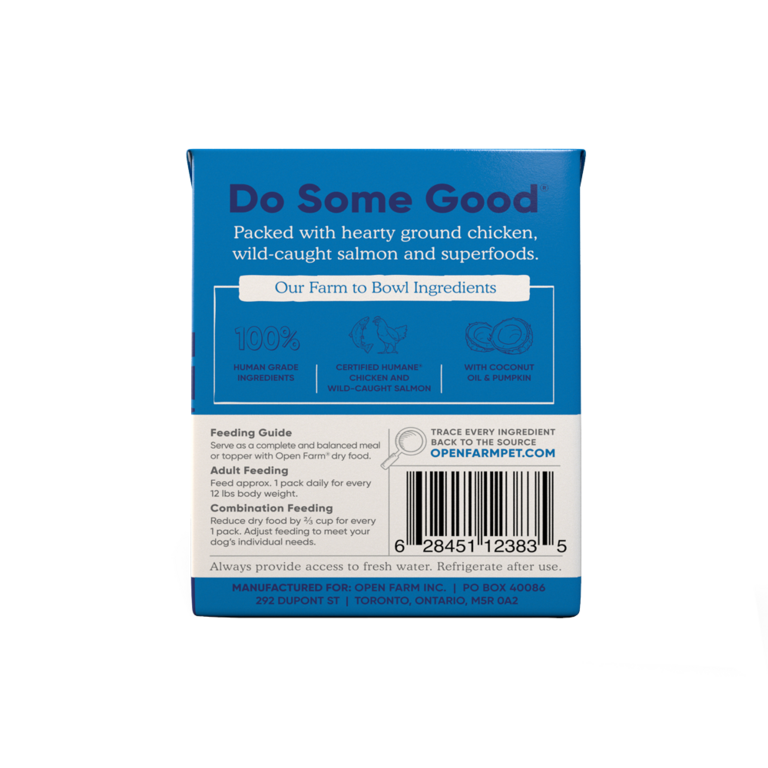 Open Farm Open Farm Dog Chicken & Salmon Rustic Stew 12.5oz TetraPak