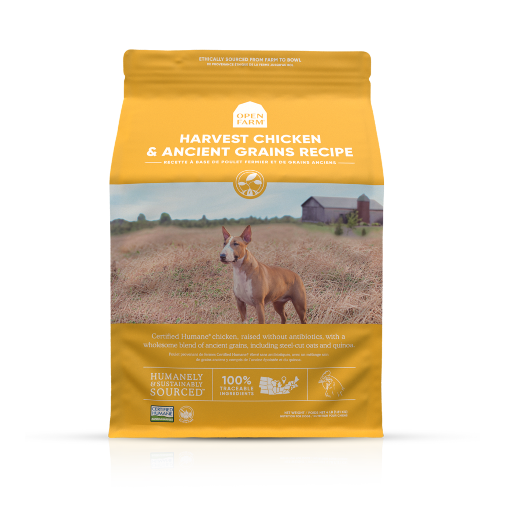 Open Farm OPEN FARM DOG DRY HARVEST CHICKEN ANCIENT GRAIN 4#