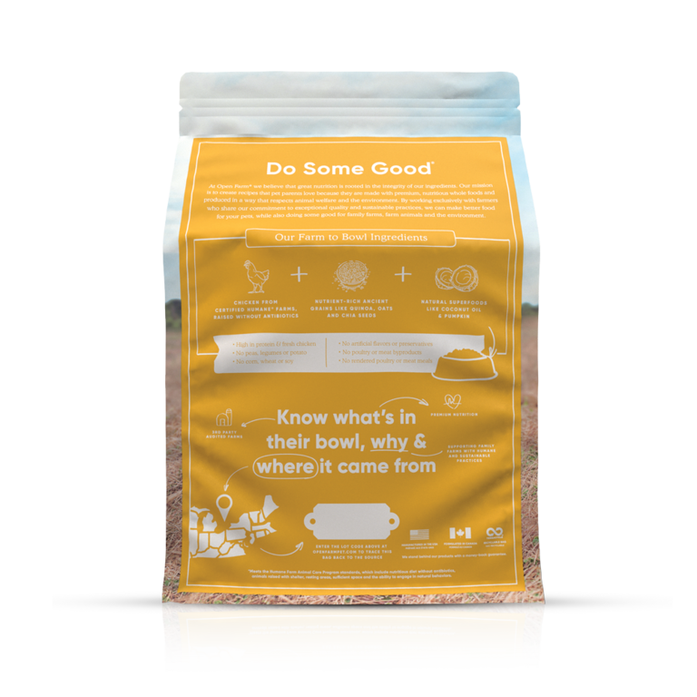 Open Farm OPEN FARM DOG DRY HARVEST CHICKEN ANCIENT GRAIN 4#
