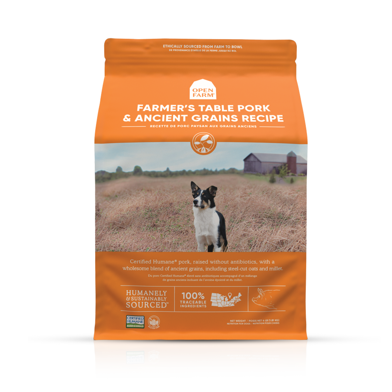 Open Farm OPEN FARM DOG DRY PORK RECIPE ANCIENT GRAIN 11#