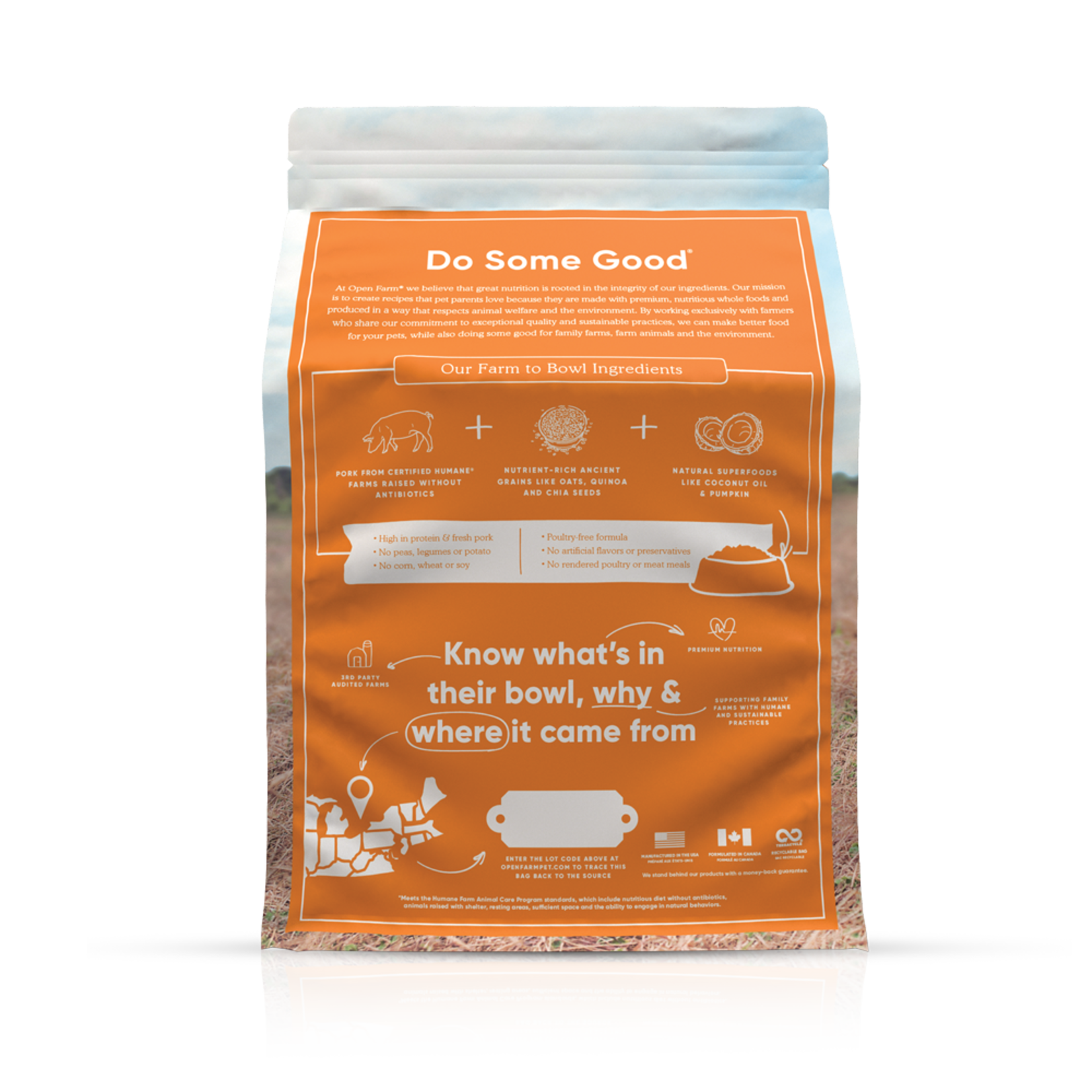 Open Farm OPEN FARM DOG DRY PORK RECIPE ANCIENT GRAIN 11#