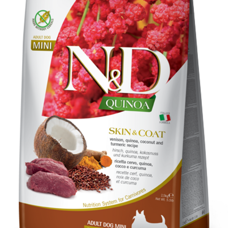 Farmina Farmina Quinoa Adult Dog Skin & Coat Venison 5.5#