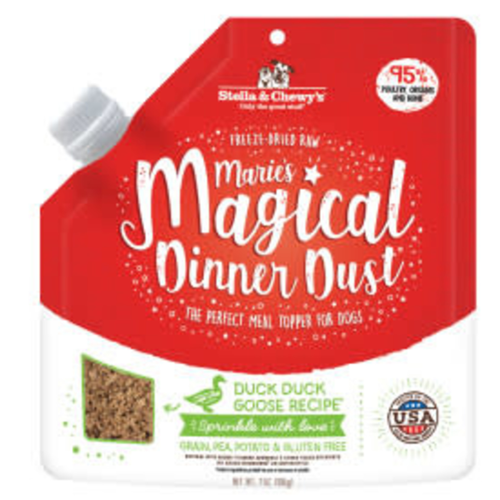 Stella & Chewy's STELLA & CHEWY'S MAGICAL DINNE DUST DUCK DUCK GOOSE 7 OZ