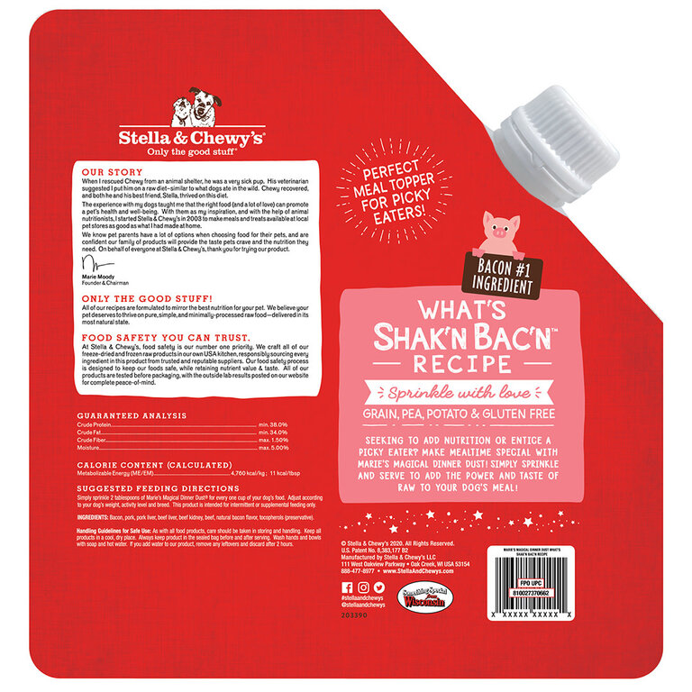 Stella & Chewy's STELLA & CHEWY'S MAGICAL DUST WHAT'S SHAK'N BAK'N 7 OZ