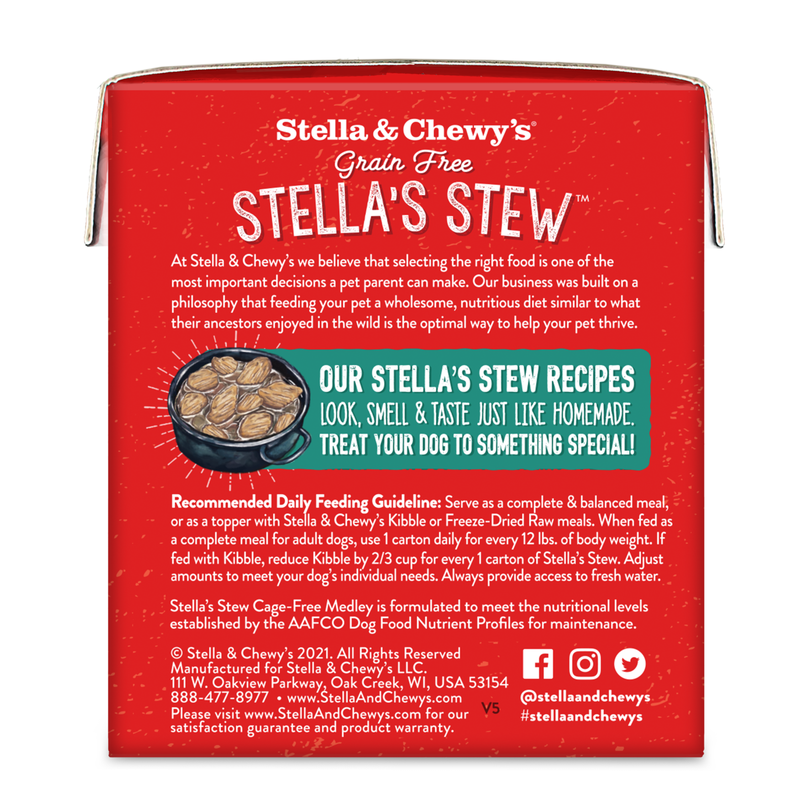 Stella & Chewy's STELLA & CHEWYS STEWS DOG CAGE FREE MEDLEY 11 OZ 12/CS