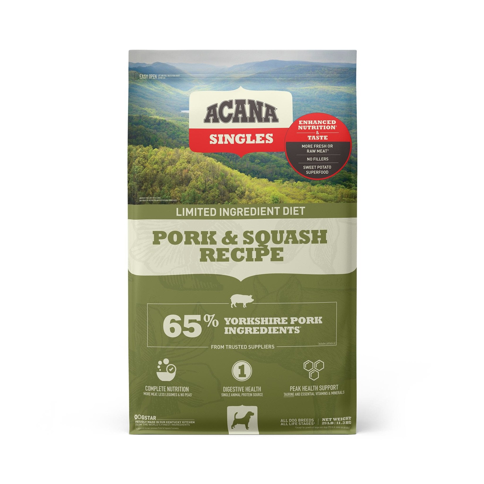 Acana ACANA DOG DRY PORK & SQUASH 25#