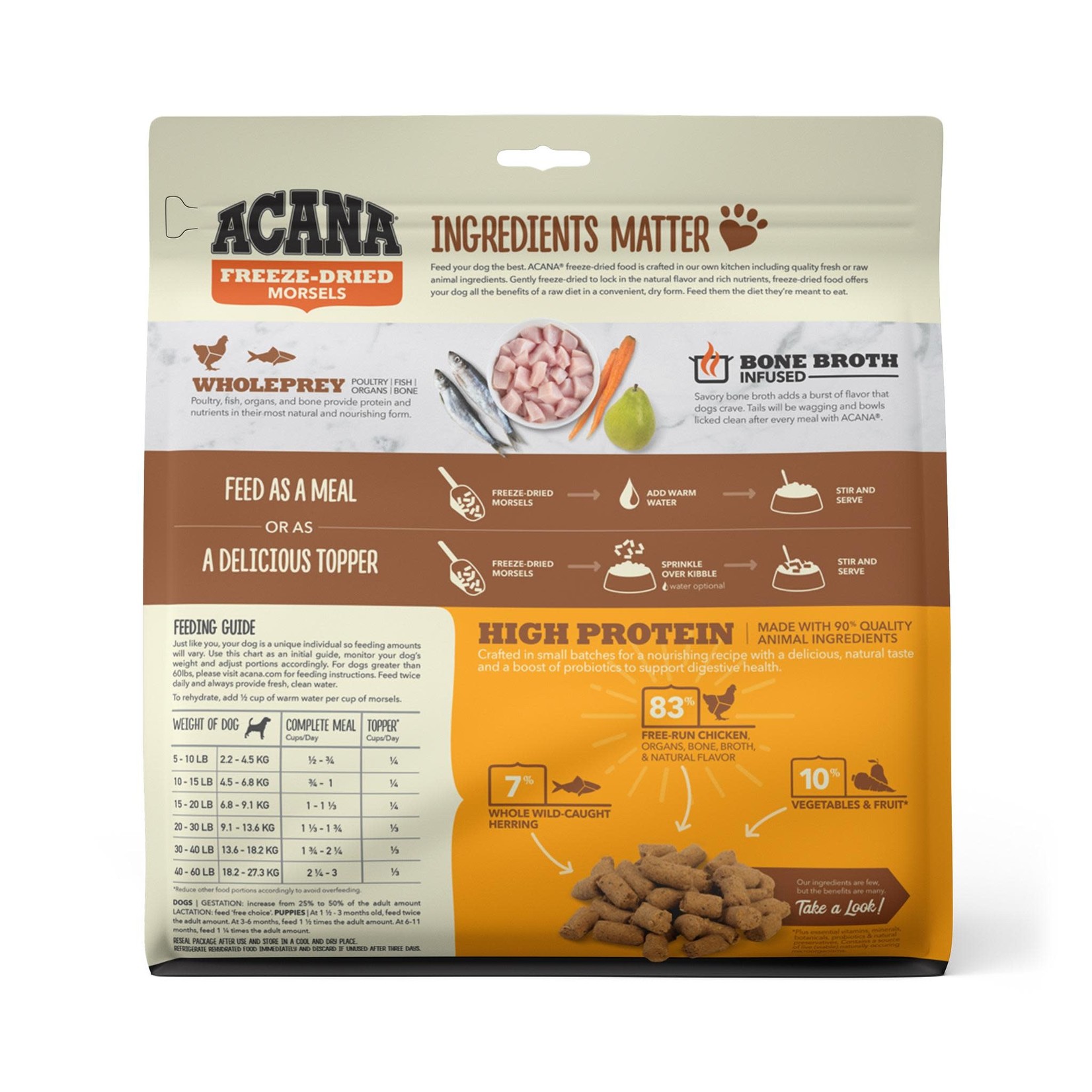 Acana ACANA DOG FD MORSELS CHICKEN 8OZ