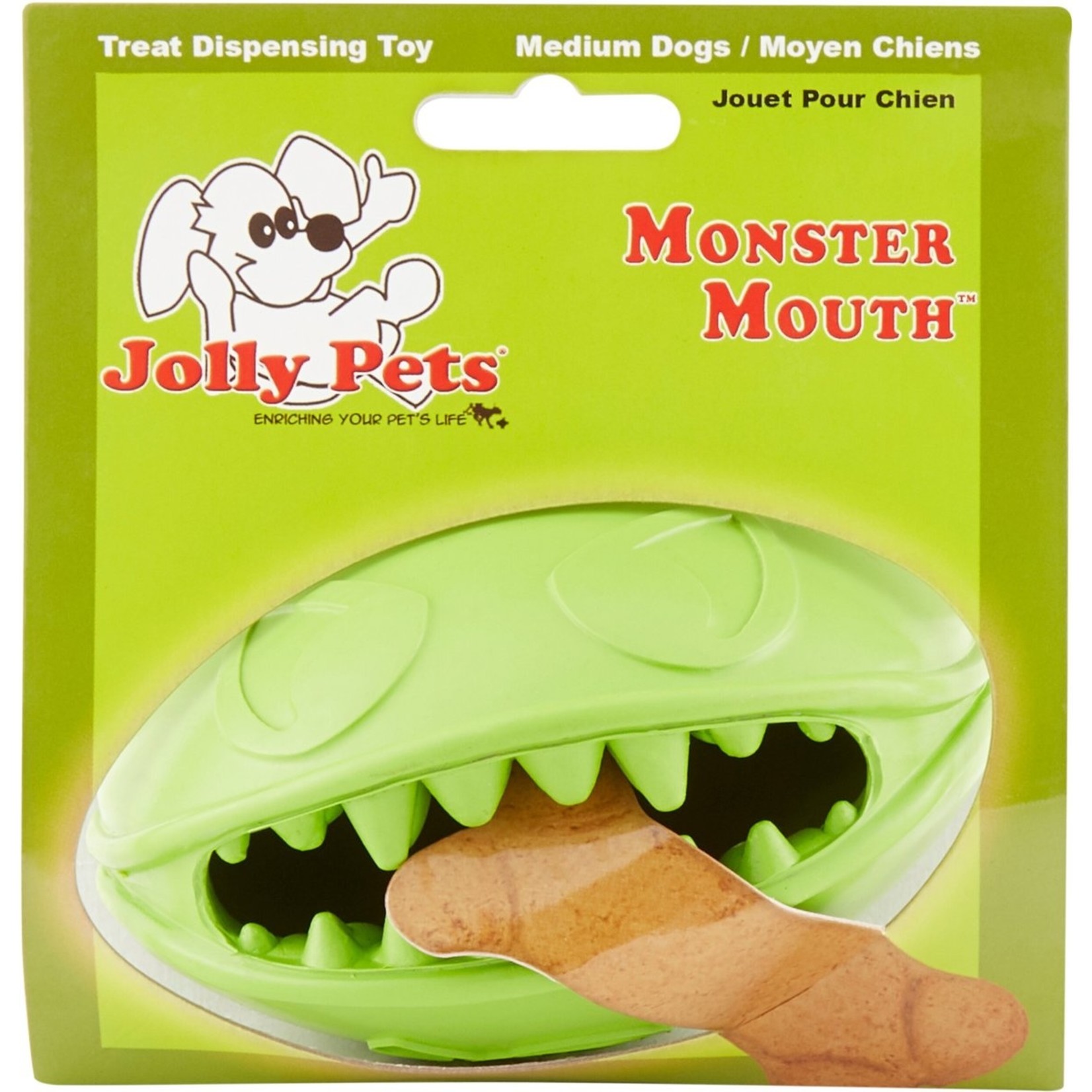 Jolly Pets Monster Mouth 4 Green Cap