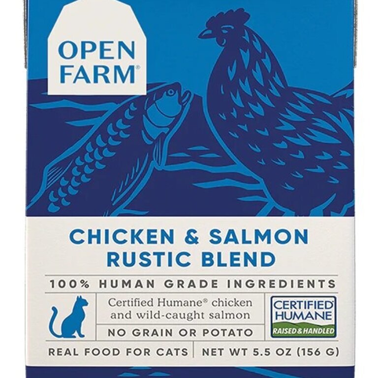Open Farm Open Farm Cat Chicken & Salmon Rustic Blend 5.5 oz